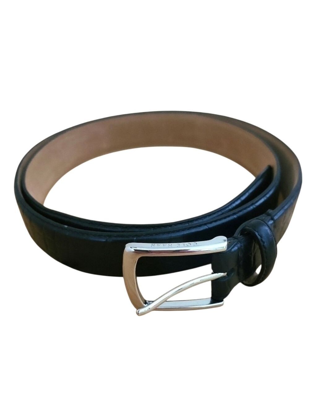 Cole Haan Black Leather Belt Size 40
